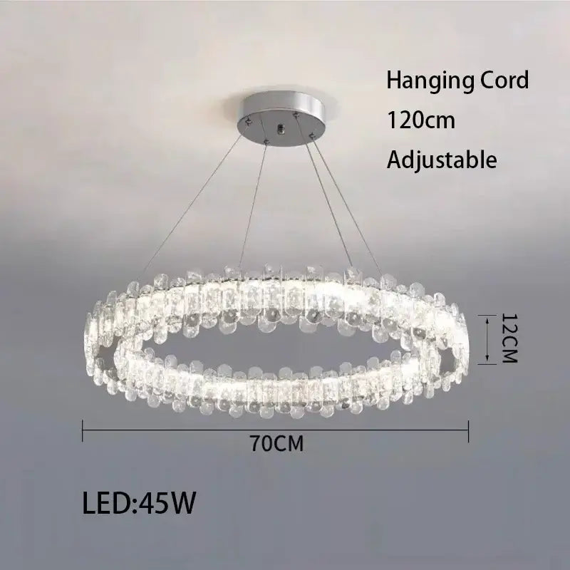 Rectangular Crystal LED Fixture