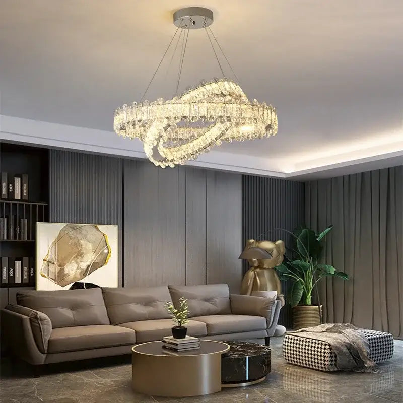 Rectangular Crystal LED Fixture