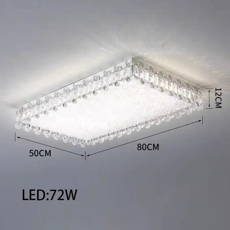 Rectangular Crystal LED Fixture