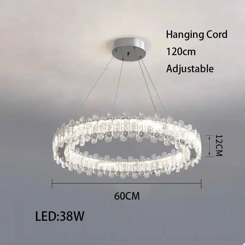 Rectangular Crystal LED Fixture