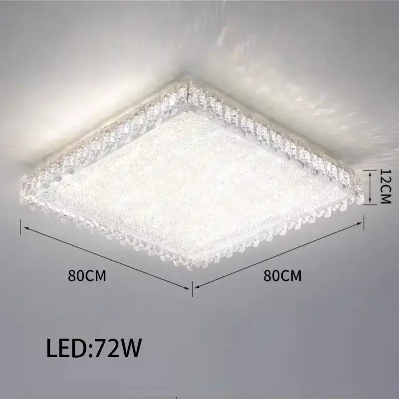 Rectangular Crystal LED Fixture