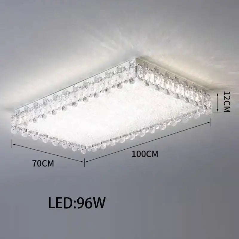 Rectangular Crystal LED Fixture