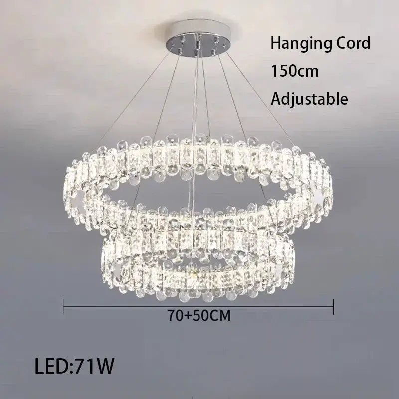 Rectangular Crystal LED Fixture
