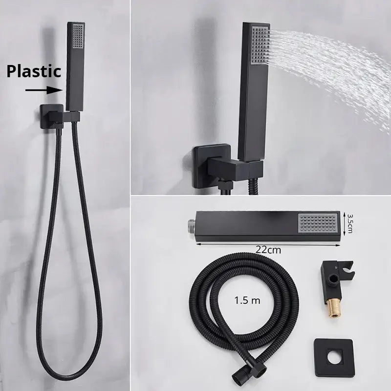 Chrome Handshower Head Set