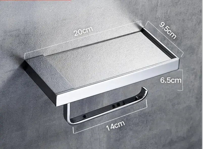 Gold Metal Toilet Paper Holder