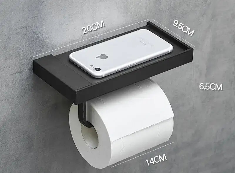 Gold Metal Toilet Paper Holder