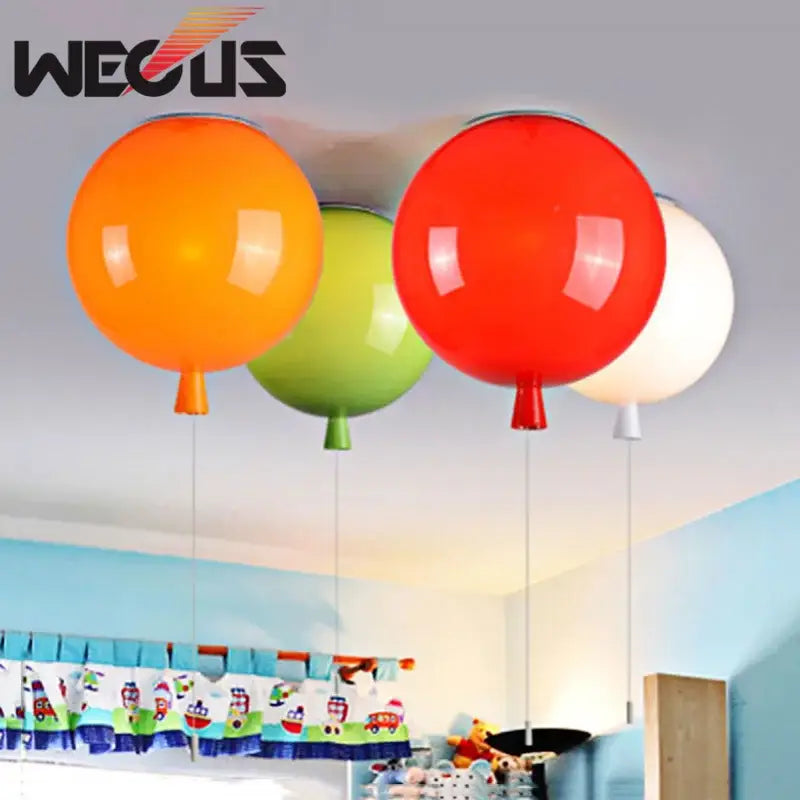 Red Balloon Ceiling Light