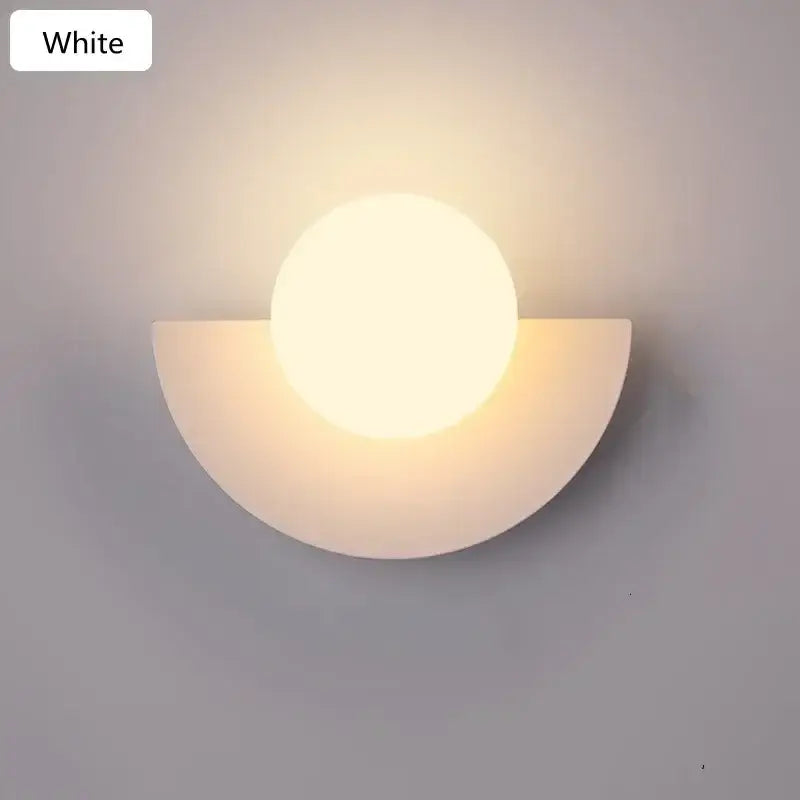 Red Orange Glass Lamp