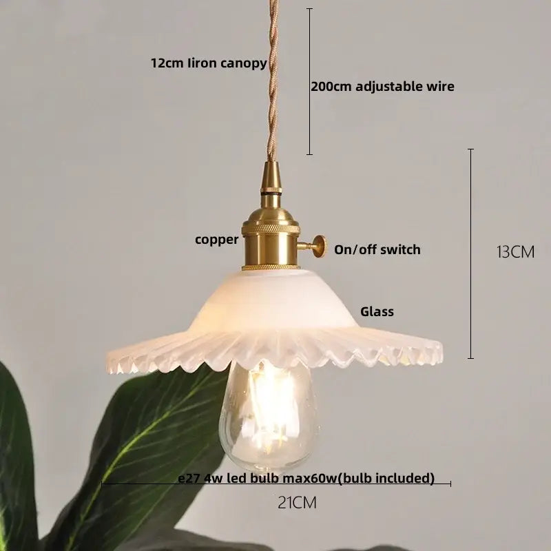Nordic Glass Pendant Light