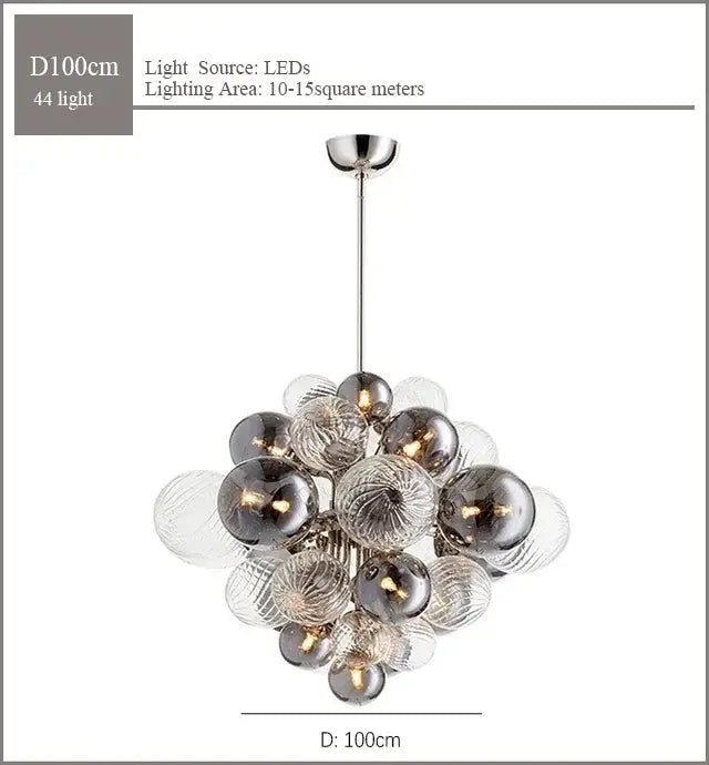 Glass Globe LED Pendant