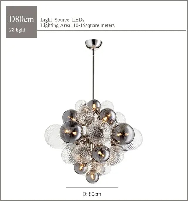 Glass Globe LED Pendant