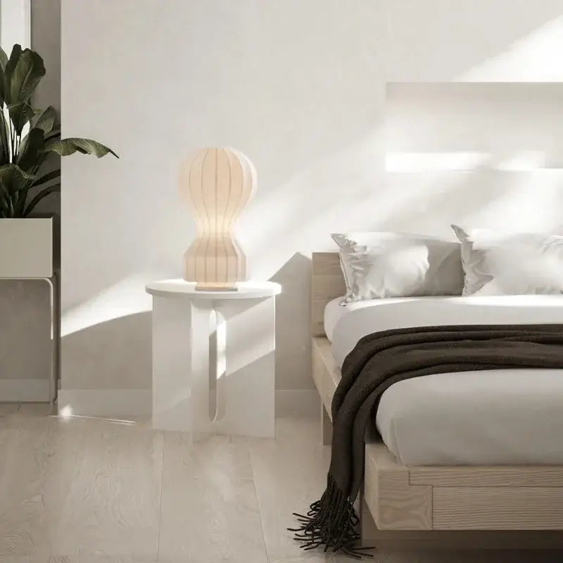 White Ceramic Table Lamp