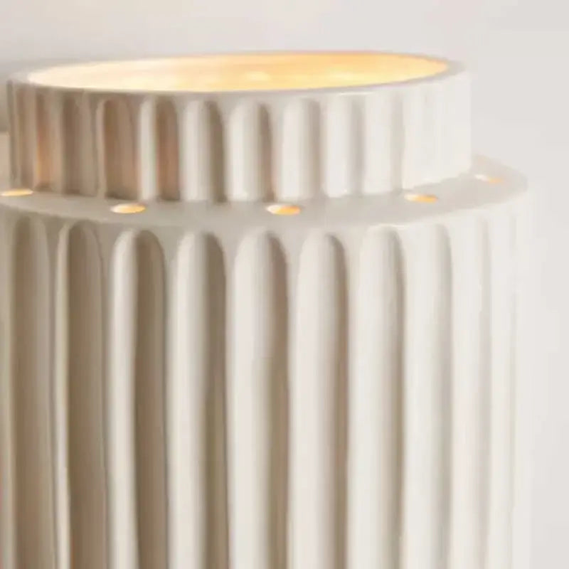 Cream Resin Wall Lamp