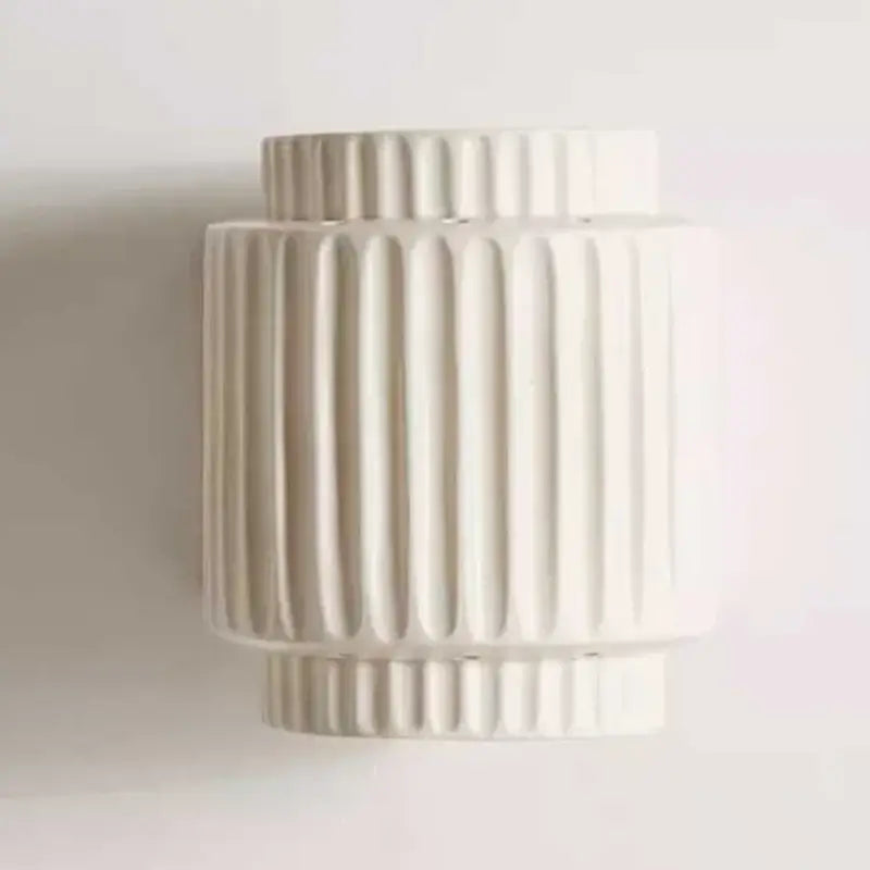 Cream Resin Wall Lamp