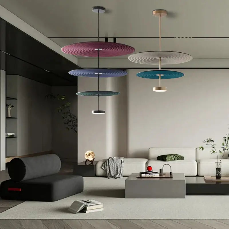 Cotton Round Pendant Light