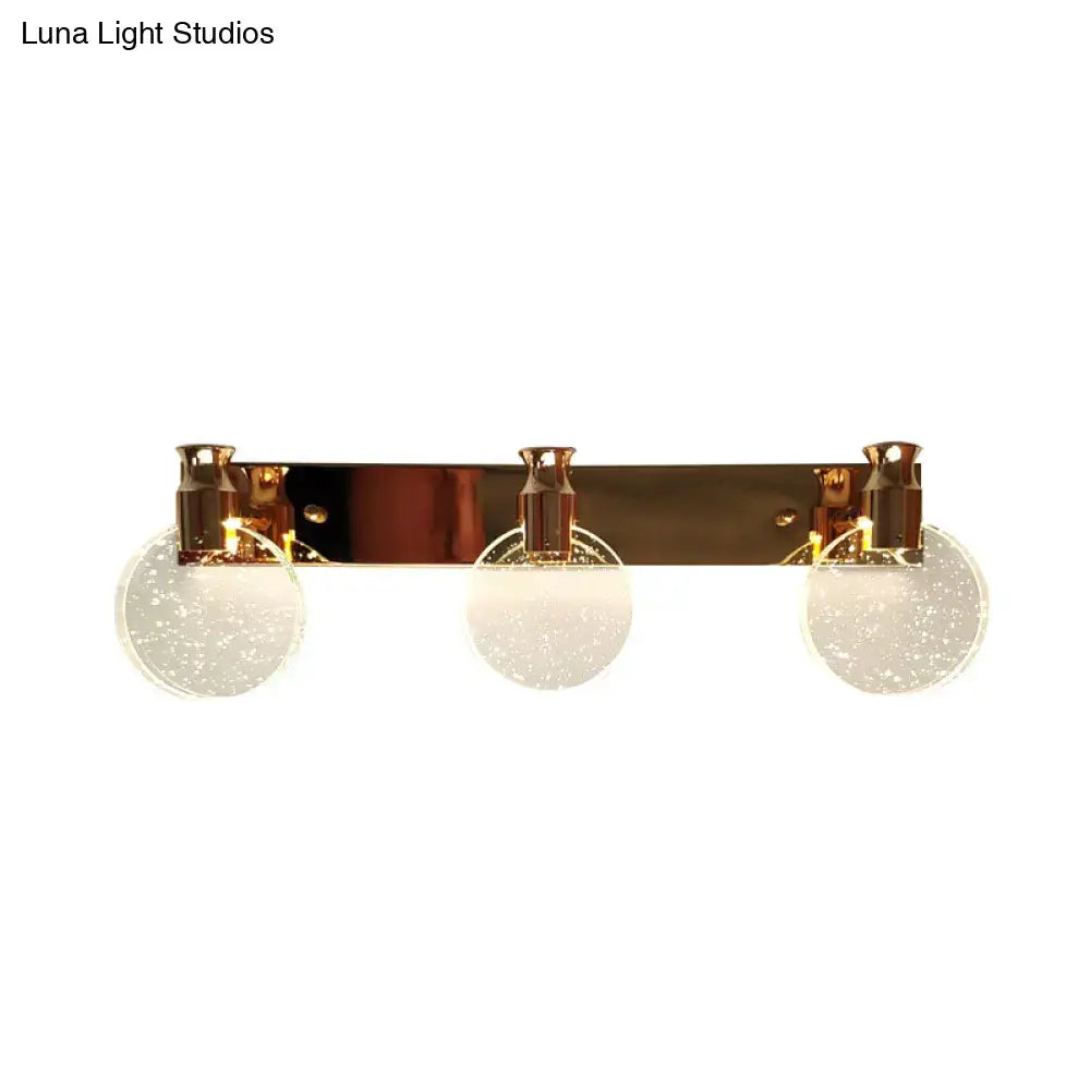 Rose Gold Globe Vanity