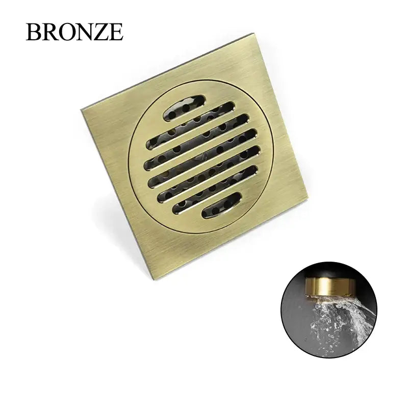 Rose Gold Square Floor Drain