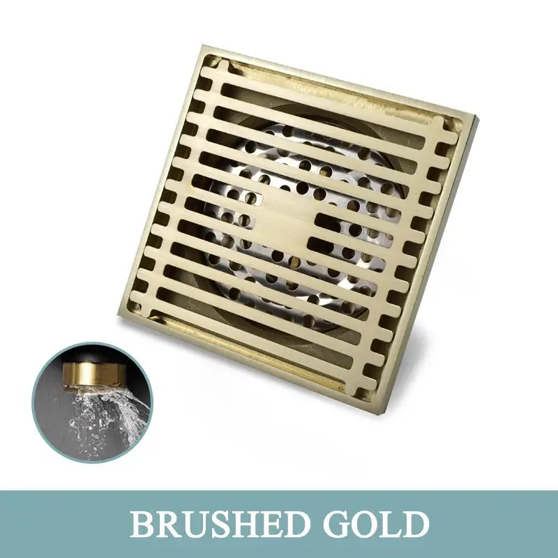 Rose Gold Square Floor Drain