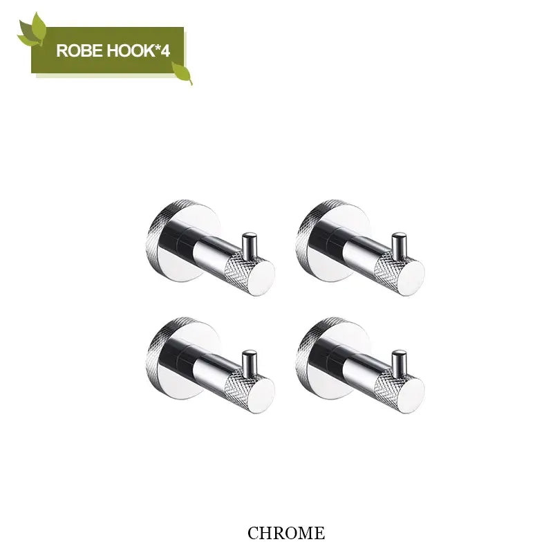 Gold Steel Bathroom Set