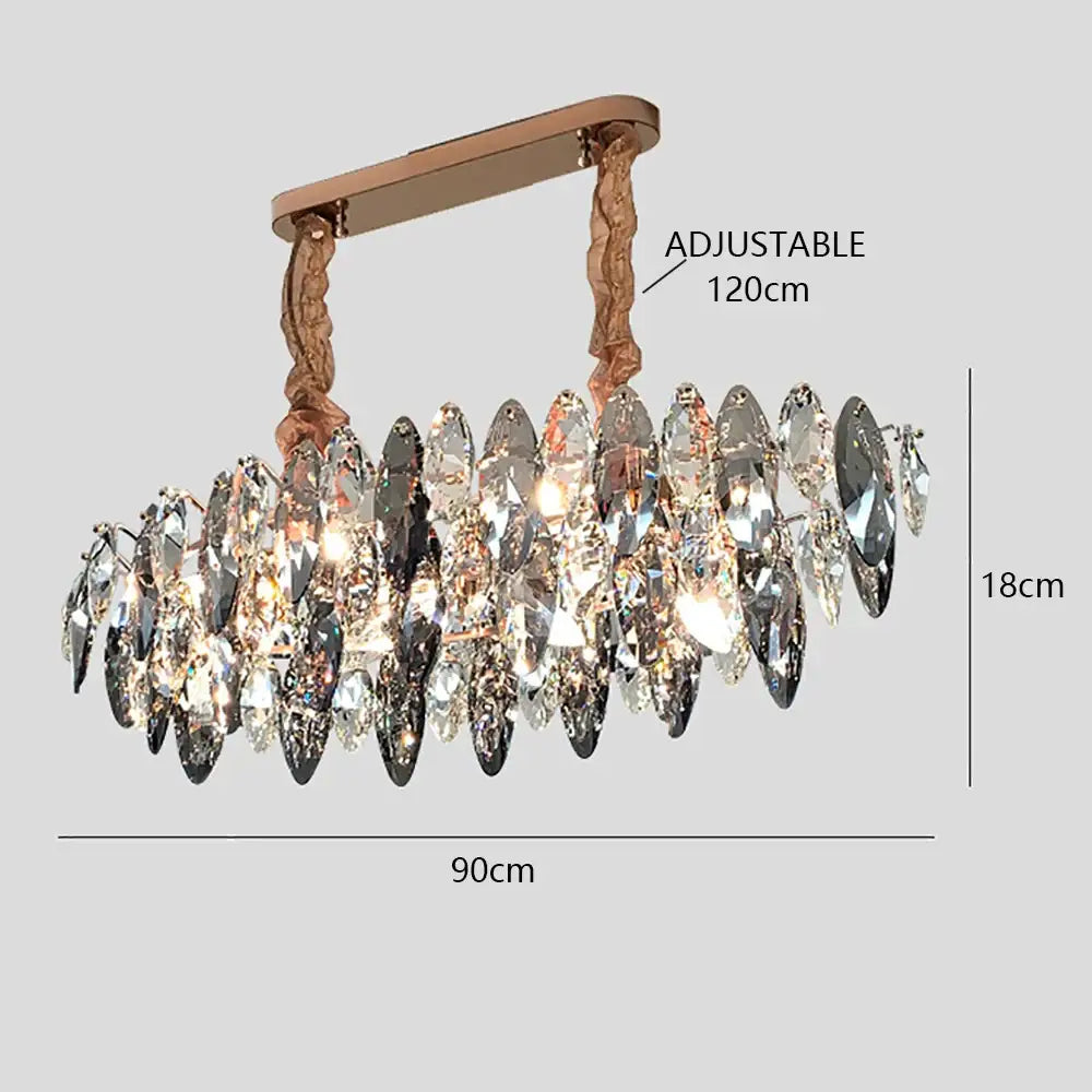 Rose Gold Crystal Pendant