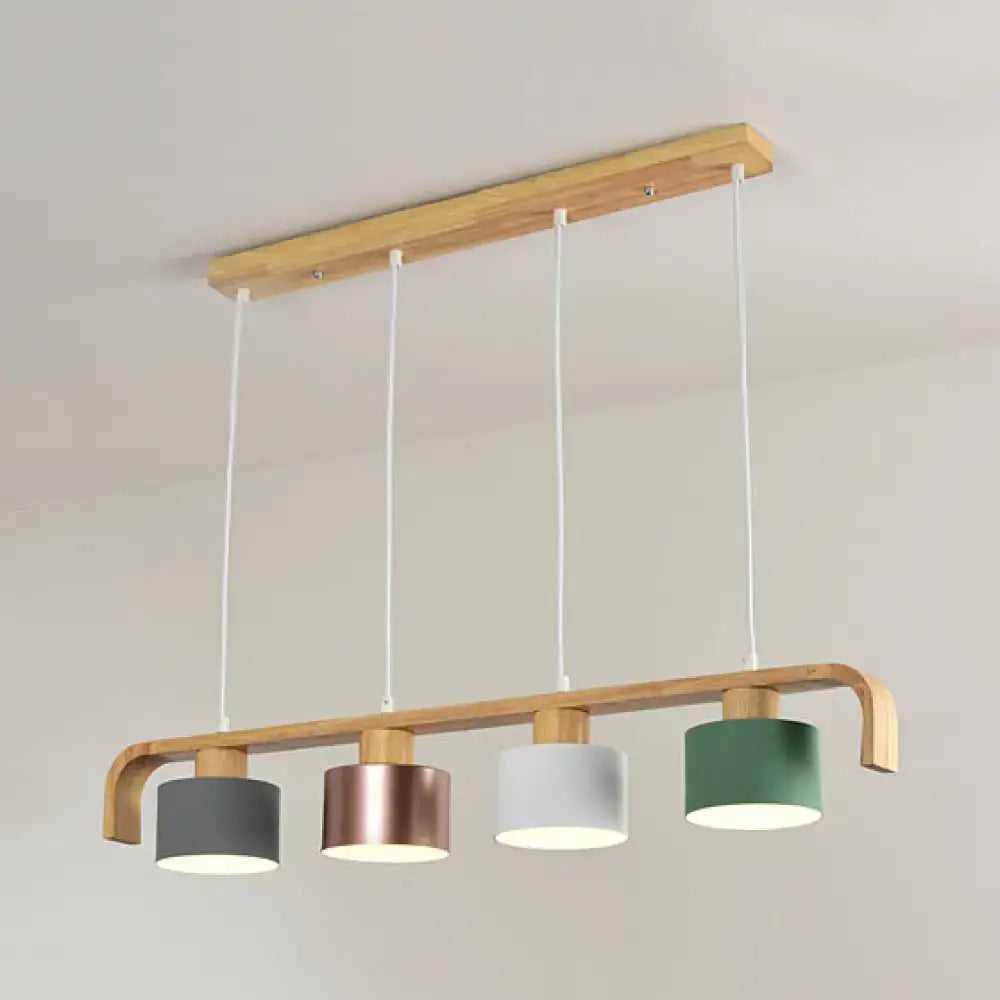 Rose Gold Drum Chandelier