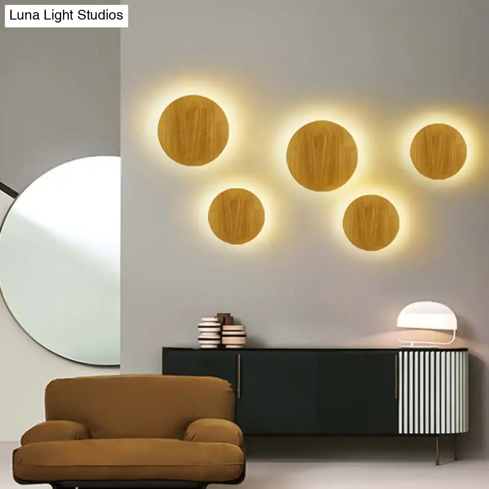 Wood LED Wall Lighting