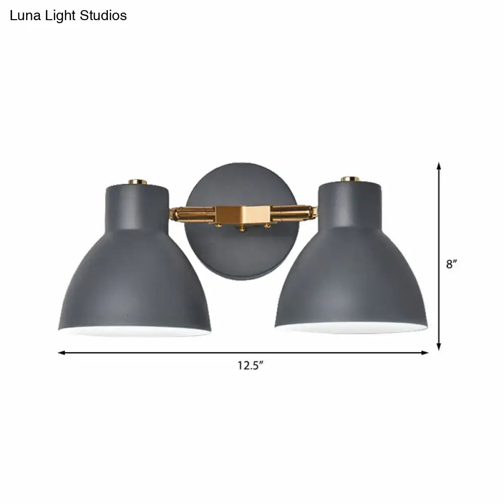 Sage Gray Wall Sconce
