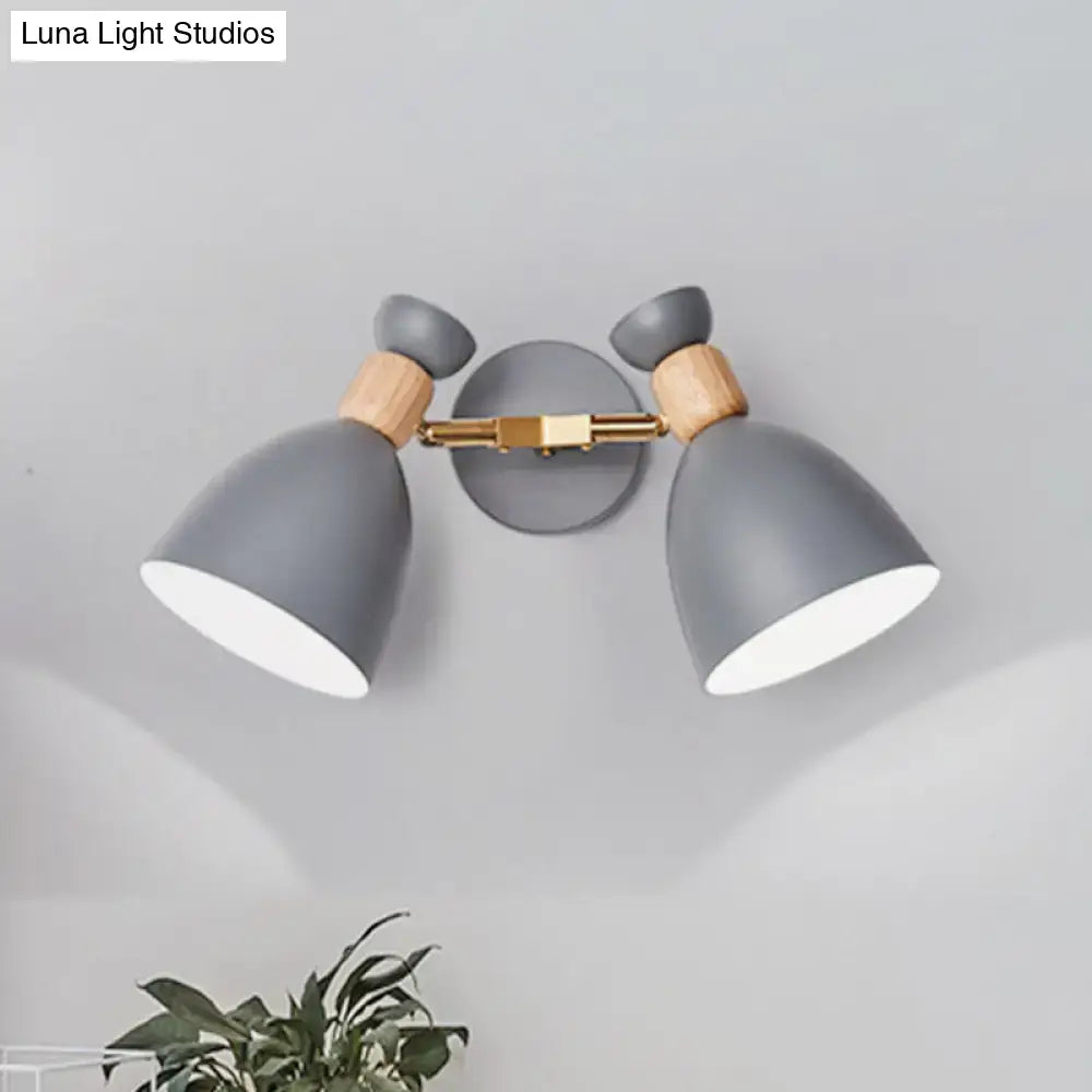 Sage Gray Wall Sconce