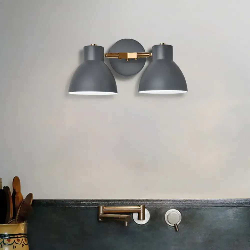 Sage Gray Wall Sconce