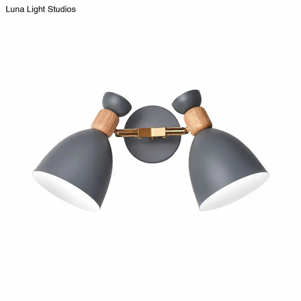 Sage Gray Wall Sconce