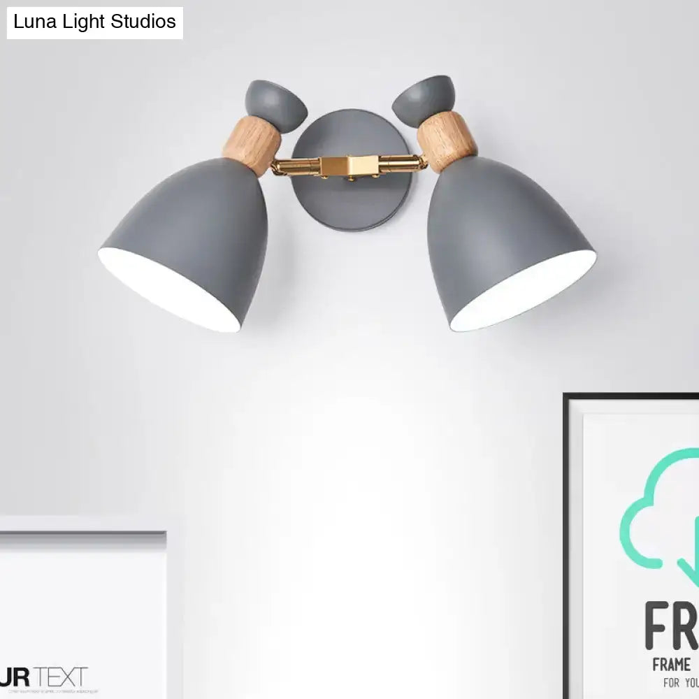 Sage Gray Wall Sconce