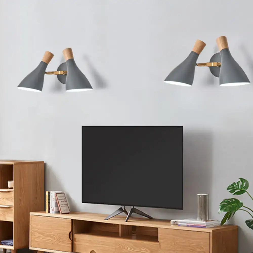Sage Gray Wall Sconce
