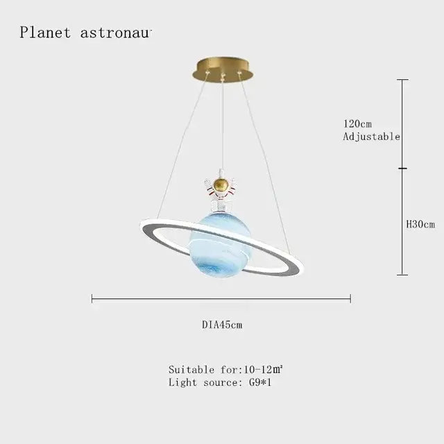 Astronaut Star Pendant Lamp