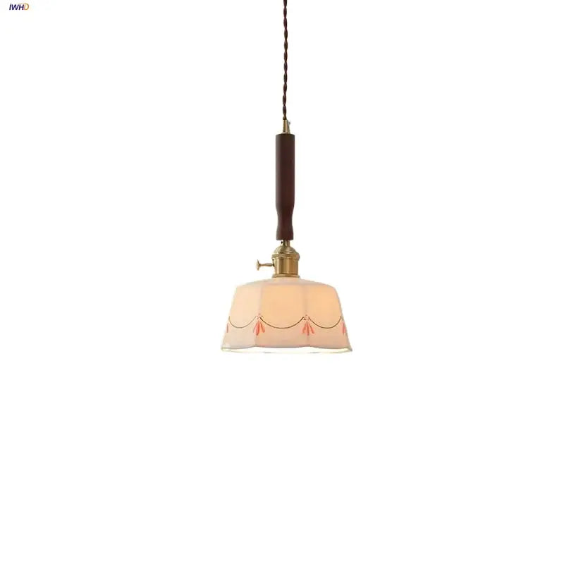 Floral Ceramic Pendant Light