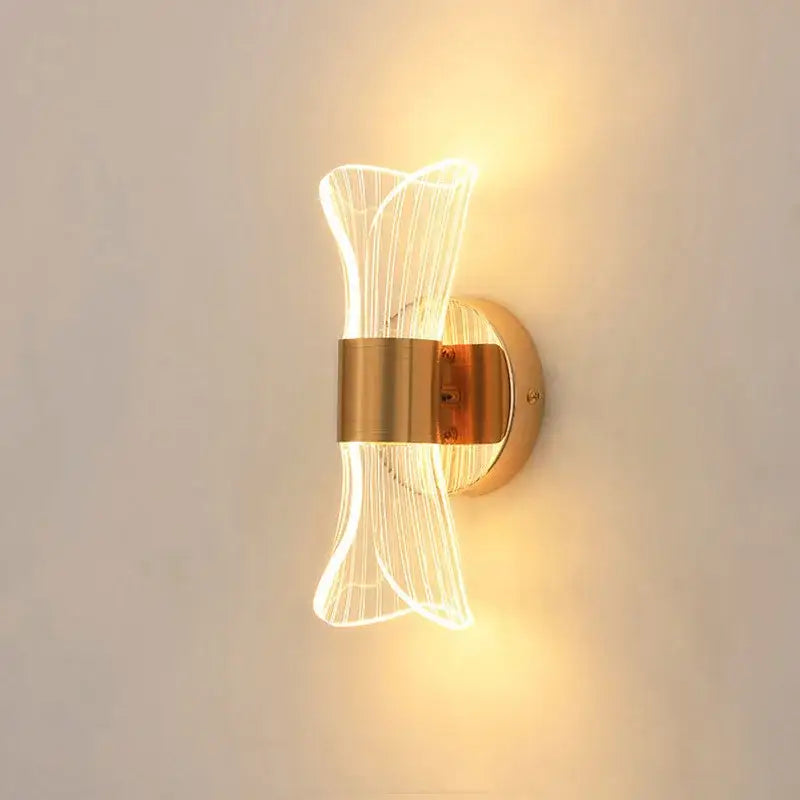 Gold Nordic Wall Light