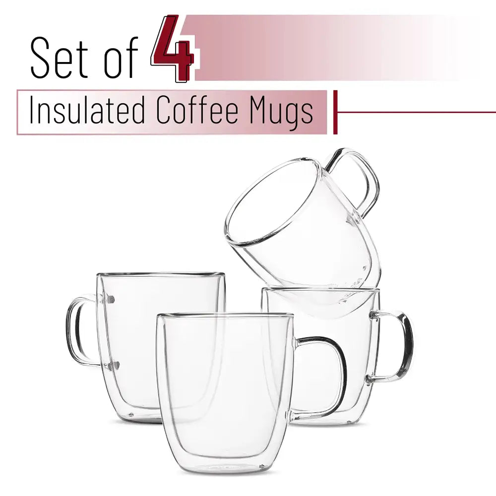 Clear Double Wall Mugs