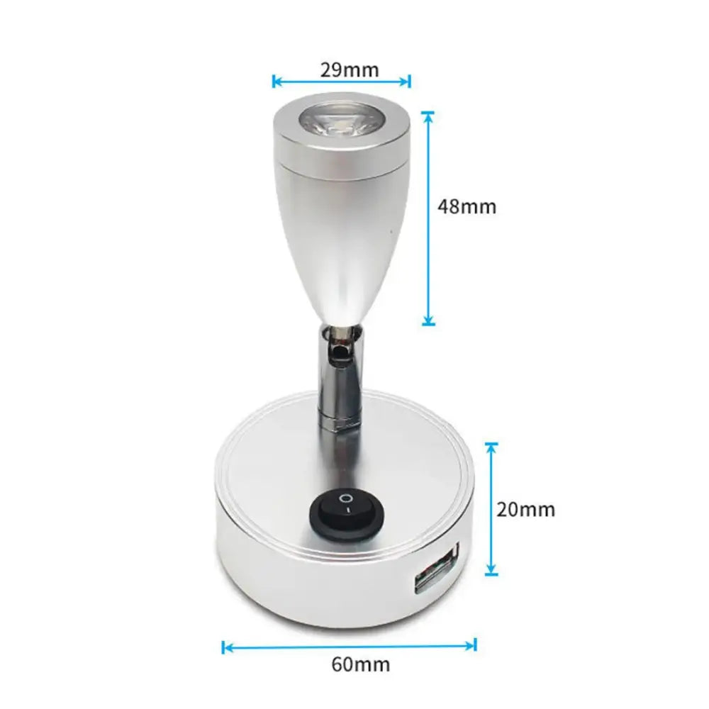Silver LED Spotlight Light