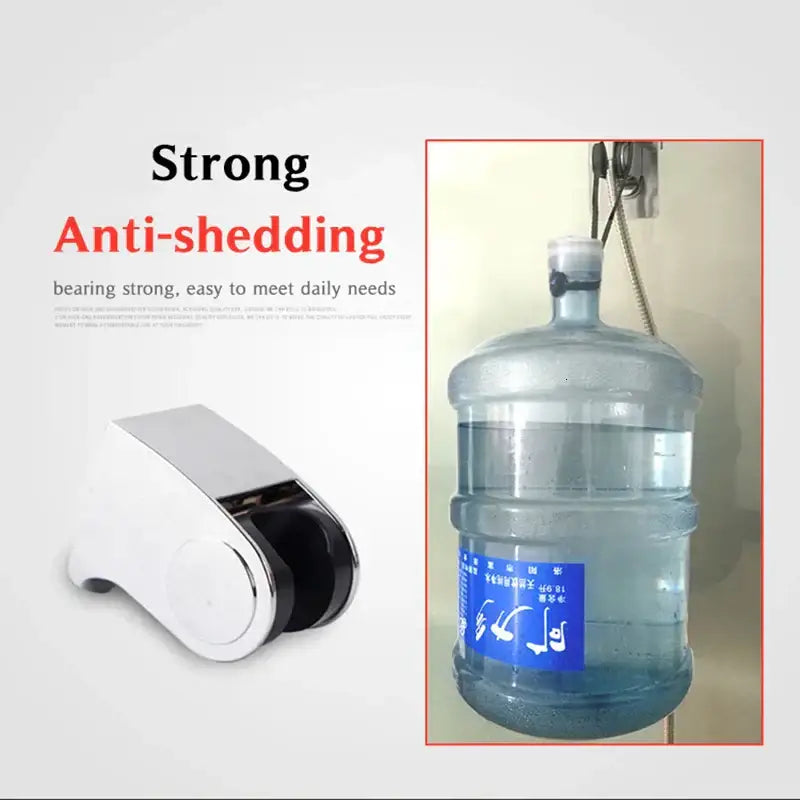 Silver Adjustable Shower Holder