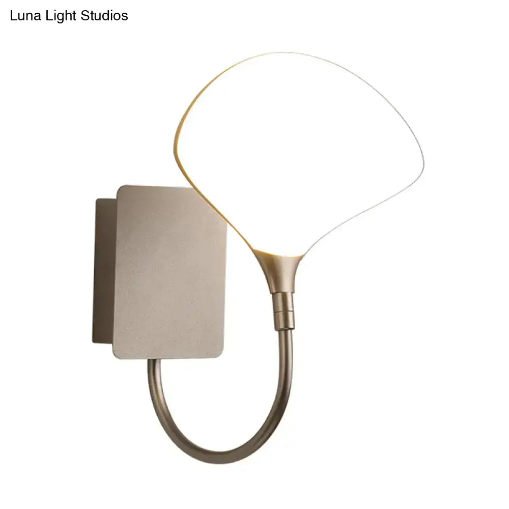 Gold Arched Acrylic Wall Lamp