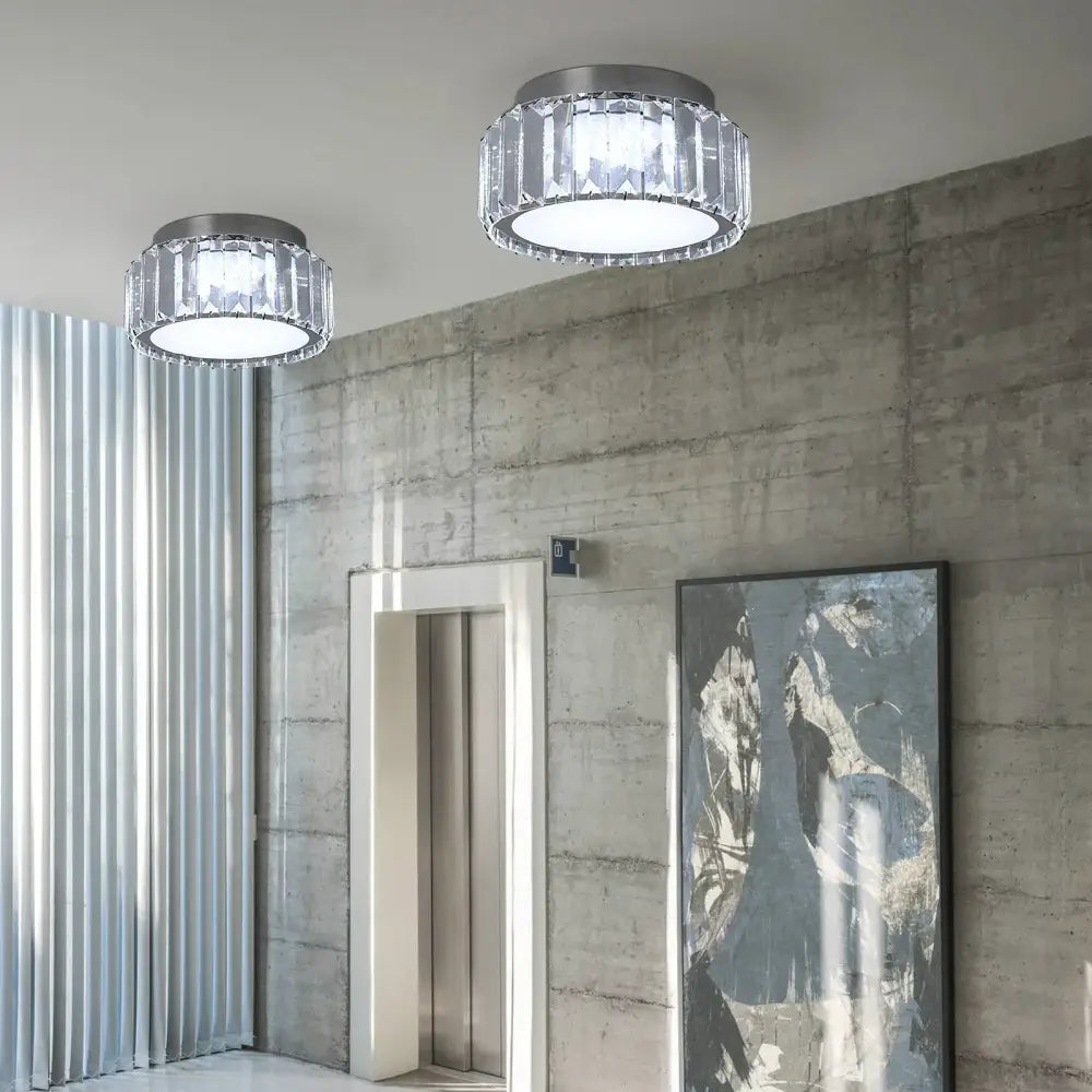 Crystal LED Circle Chandelier