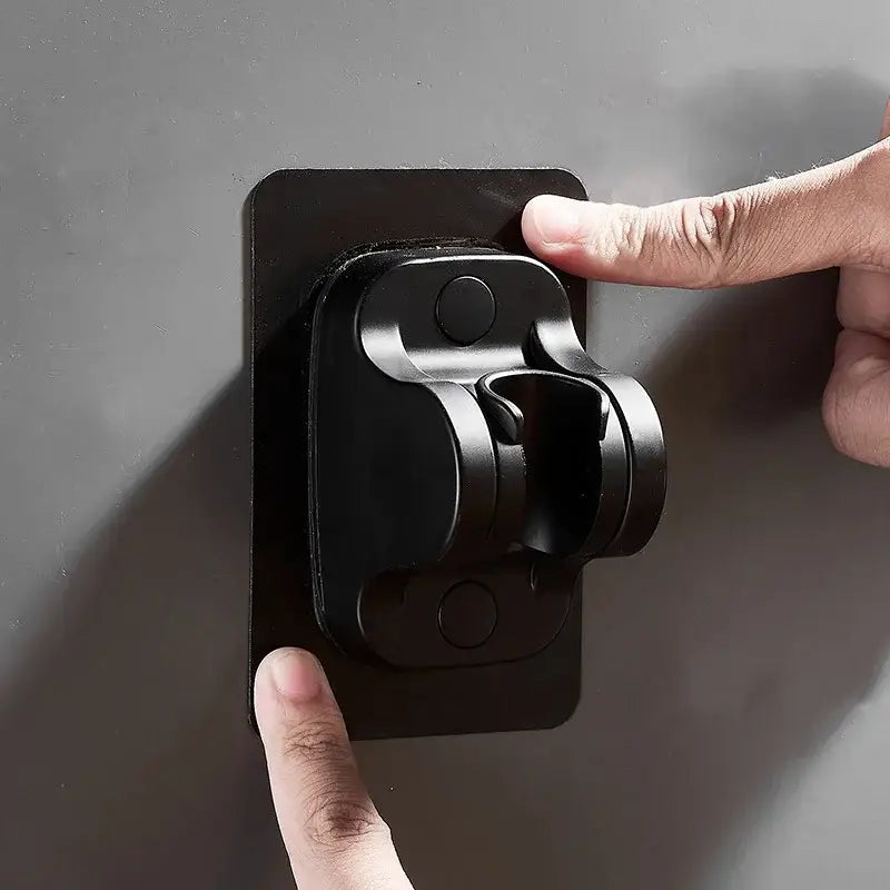 Silver Black Shower Bracket