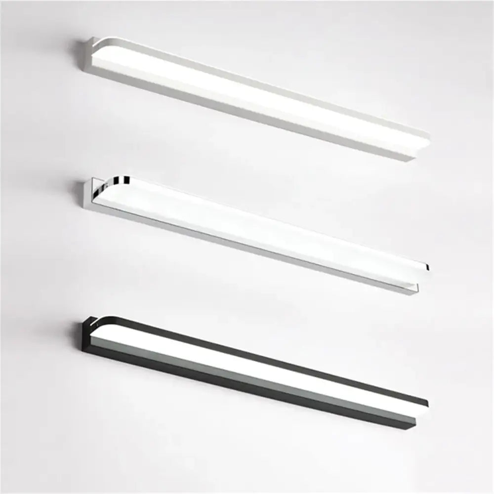Silver LED Vanity Wall Light