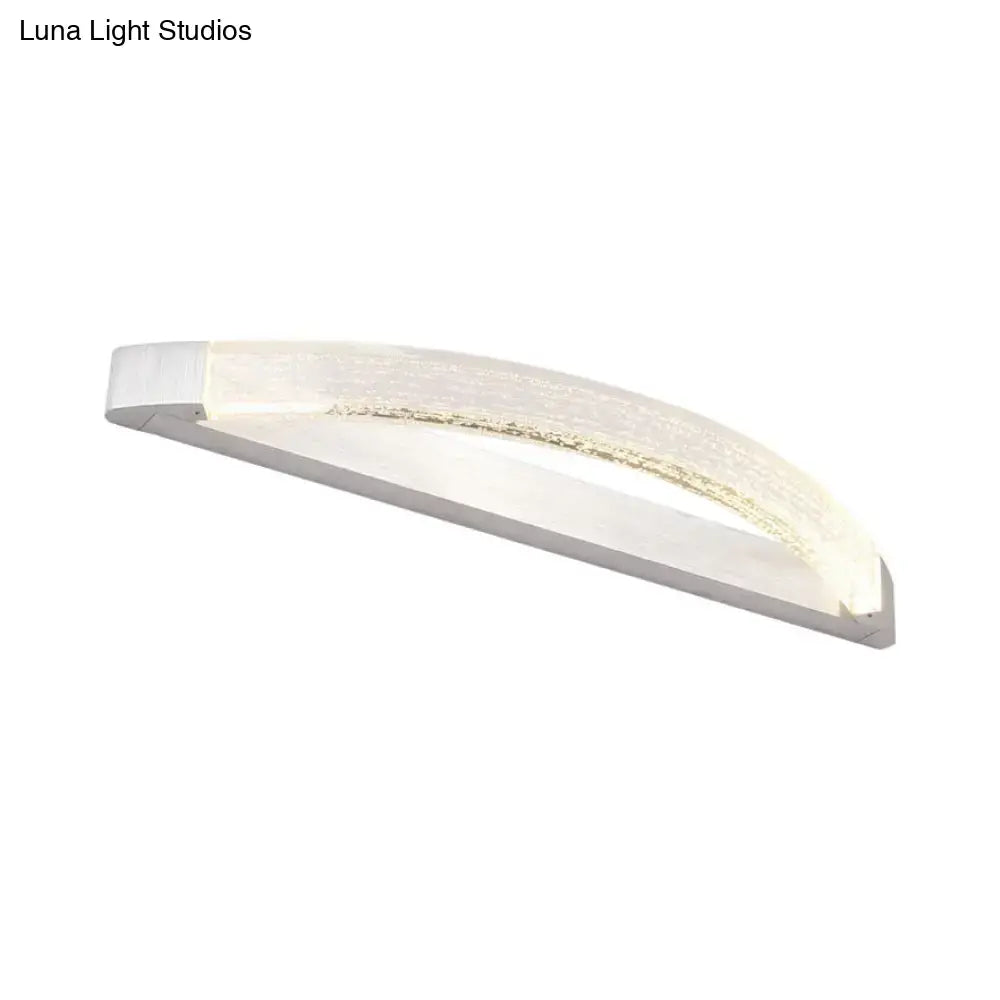 Silver Bubble Vanity Light