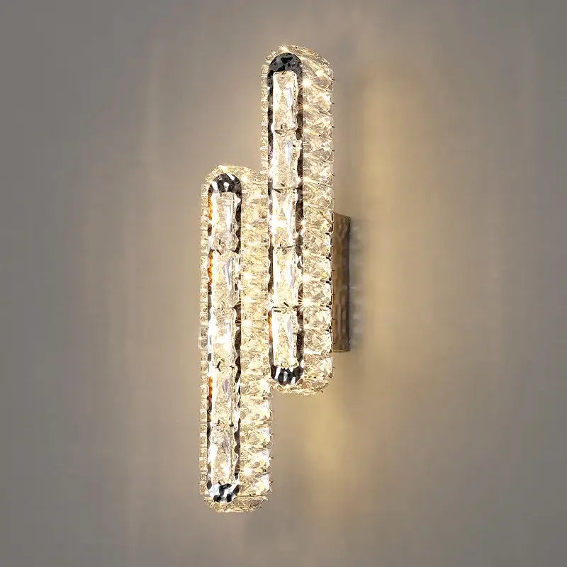 Chrome Crystal Nordic Dining Room Wall Sconce
