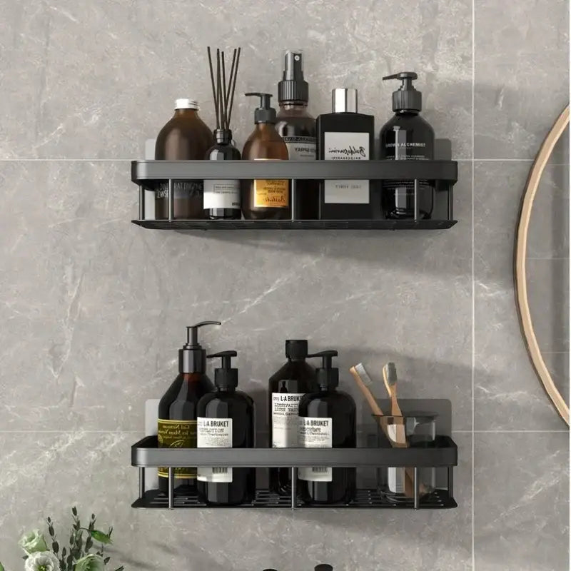 Silver Double Tier Shower Shelf