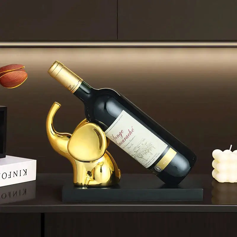 Silver Elephant Wine Rack