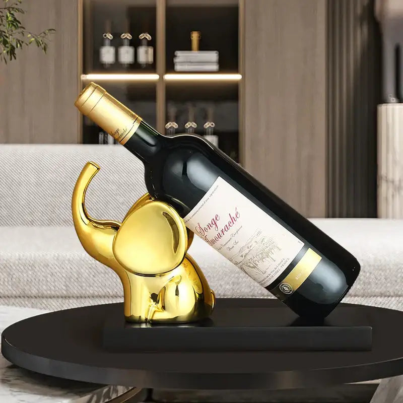 Silver Elephant Wine Rack