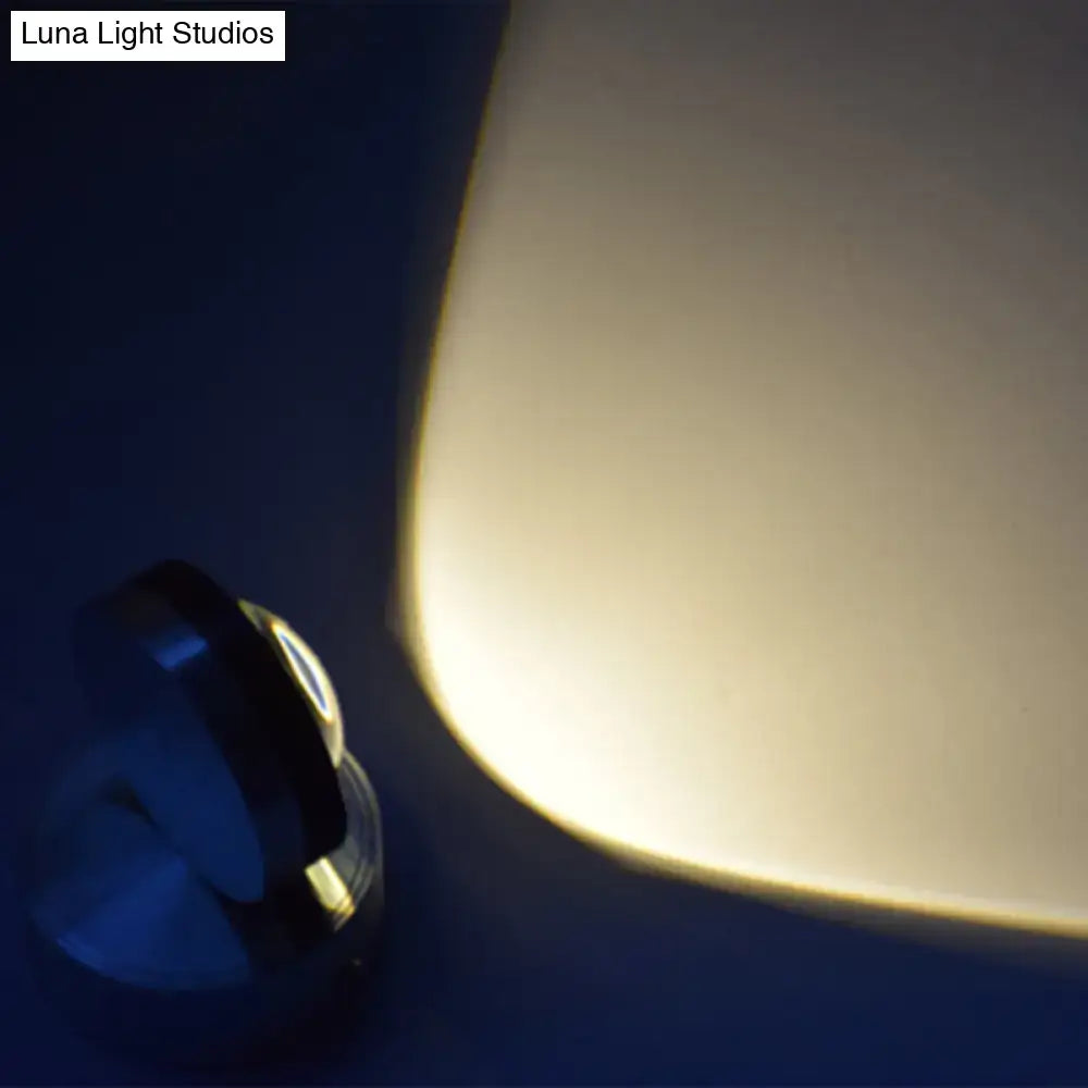 Silver Round Crystal Wall Sconce