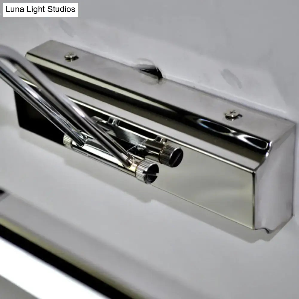 Silver Linear Vanity Lamp