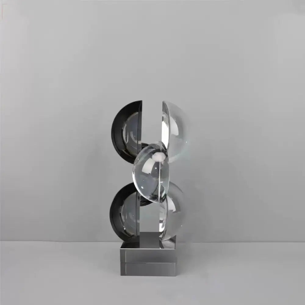 Silver Crystal Sculpture